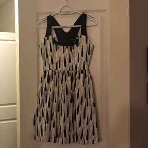 Black and White cocktail dress